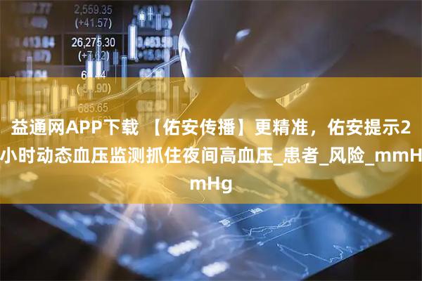 益通网APP下载 【佑安传播】更精准，佑安提示24小时动态血压监测抓住夜间高血压_患者_风险_mmHg